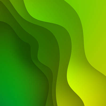 Shades of green. Modern background for screen of your devices. Synth wave, retro wave, vaporwave futuristic aesthetics. Vector illustrationのイラスト素材