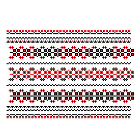 Famous Ukrainian folk seamless pattern design. Ethnic tradininal embroidery ornament of vyshyvanka....