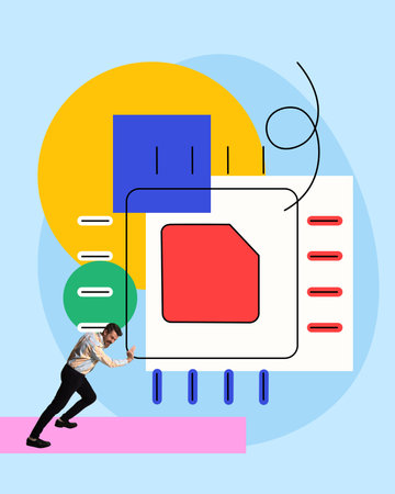 Man, programmer pushing frames forward, launching of new startup, web development. Accessibility....