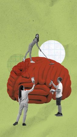 Visual for campaign on improving decision-making skills, highlighting the challenge of too many...