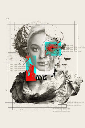 Visual for a psychology text about the neural basis of emotions. Educational diagram for course on...