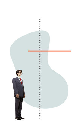 Businessman analysis data-driven insights, strategic adaptation, and innovation. Business efficiency, competitive intelligenceの写真素材