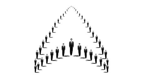 Business arrow symbol leadership direction concept