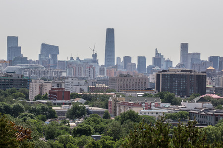 Beijing urban constructionのeditorial素材