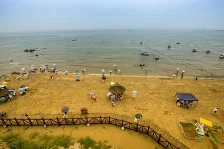 Beach side view のeditorial素材