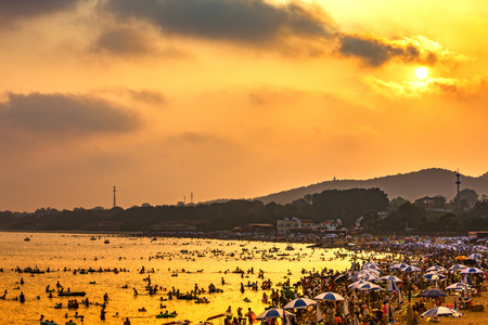 Beach side viewのeditorial素材