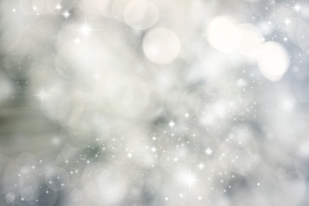Abstract Grey Bokeh Lightsの写真素材