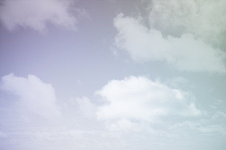 Cloudscape or purple, blue and green の写真素材