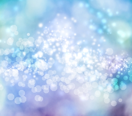 Blue Colored Abstract Lights Backgroundの写真素材