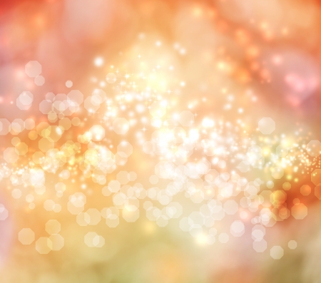 Pink and Orange Colored Abstract Lights Backgroundの写真素材