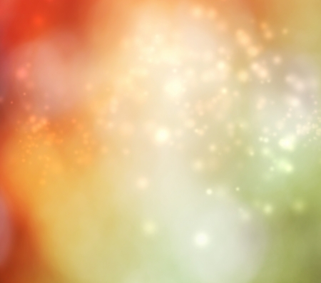 Abstract light background - orange and greenの写真素材