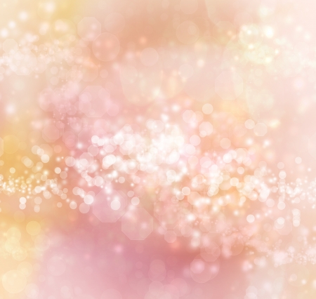 Light Colored Pink - Orange Abstract Lights Background の写真素材