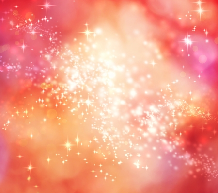 Abstract Lights on Pink and Red Colored Background の写真素材