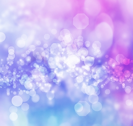 Blue and Purple Colored Abstract Lights Background の写真素材