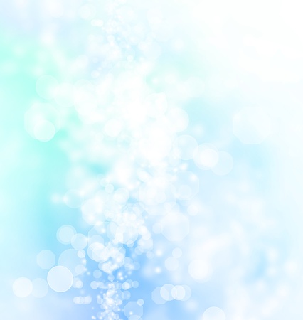 Blue Colored Abstract Lights Background の写真素材
