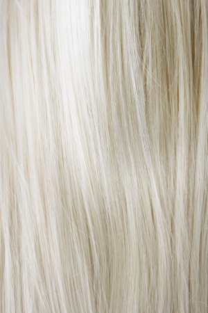 Healthy blonde hair - close up imageの写真素材