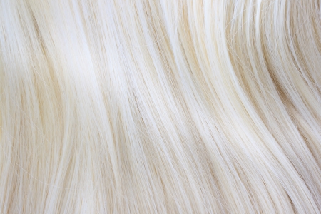 Healthy blonde hair - close up imageの写真素材