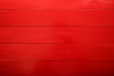 Blank red wooden boards aligned horizontallyの写真素材