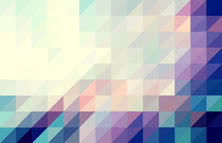 Abstract purple and blue colored triangular pattern background