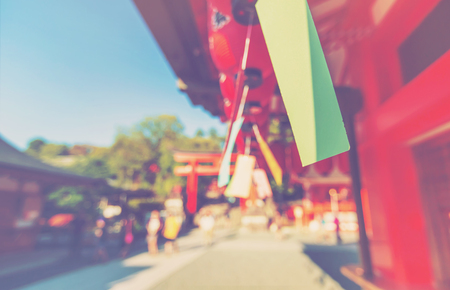 The orange shrine of Fushimi Inari in Kyoto Japanの写真素材