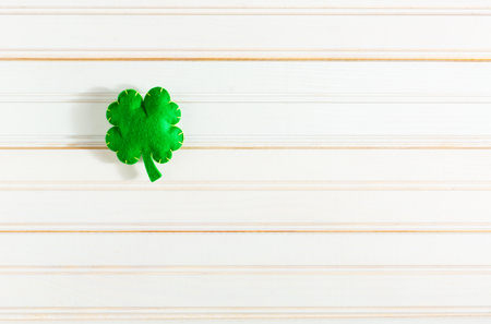 St. Patrick's Day concept with Irish shamrocksの写真素材