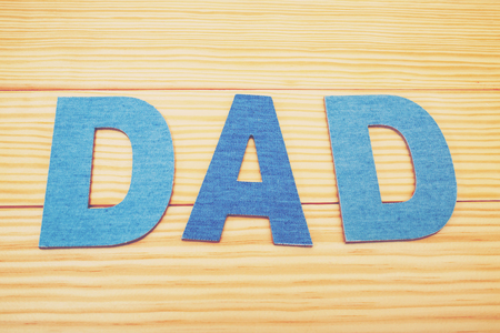 Father's day celebration theme with DAD lettersの写真素材