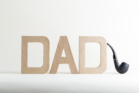 Father's day celebration theme with DAD lettersの写真素材