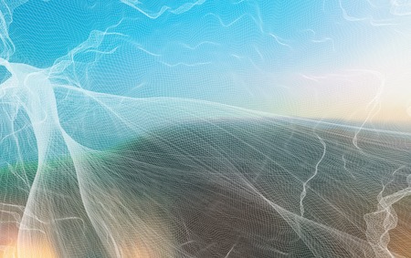 Network technology concept blurred abstract gradient background