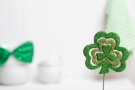 St. Patricks Day theme with ornaments and decorationsの写真素材