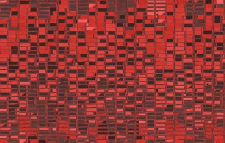 Abstract background illustration with distorted repeated boxes patternの写真素材