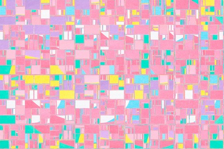 Abstract background illustration with distorted repeated boxes pattern