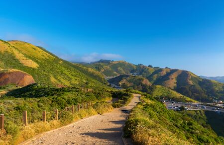 Battery Spencer Park in Marin County, CAの写真素材