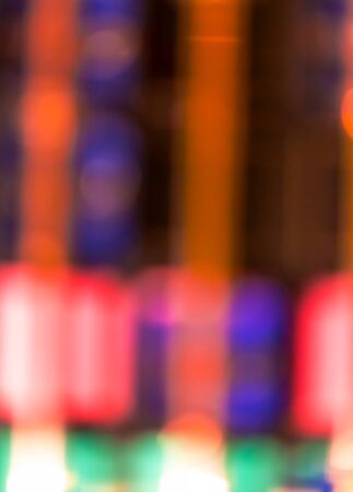 Abstract interior blurred background with lights and colorsの写真素材