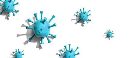 Viral epidemic influenza and Coronavirus Covid-19 conceptの写真素材