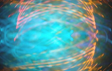 Blurred abstract bokeh background of city lights at night