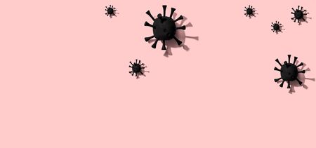 Viral epidemic influenza and Coronavirus Covid-19 conceptの写真素材