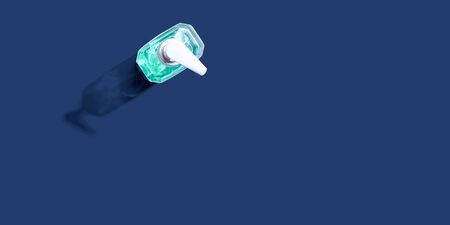 Sanitizer gel bottle - healthcare and hygiene conceptの写真素材