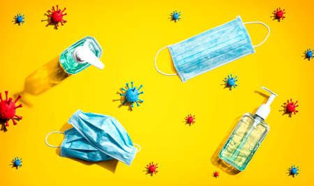 Prevent virus and germs - healthcare and hygiene concept