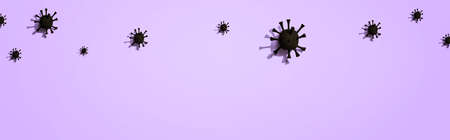 Viral epidemic influenza and Coronavirus Covid-19 conceptの写真素材