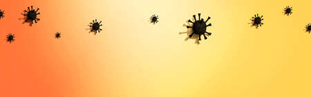 Viral epidemic influenza conceptの写真素材