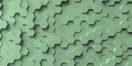 Abstract hexagon geometry background