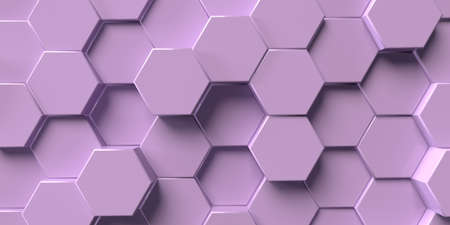 Abstract hexagon geometry backgroundの写真素材