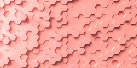 Abstract hexagon geometry backgroundの写真素材