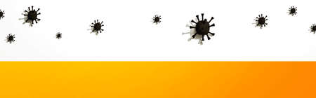 Viral epidemic influenza conceptの写真素材