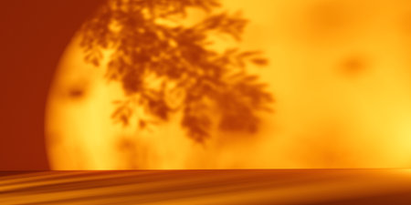 Shadow background of tree leaves - 3D