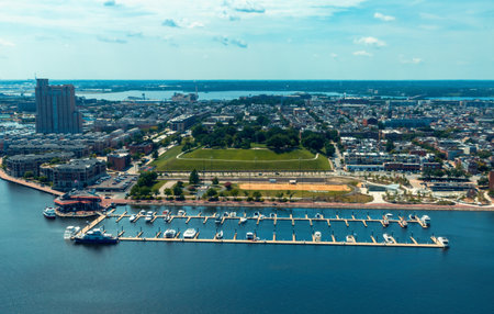 View of the Baltimore cityscape