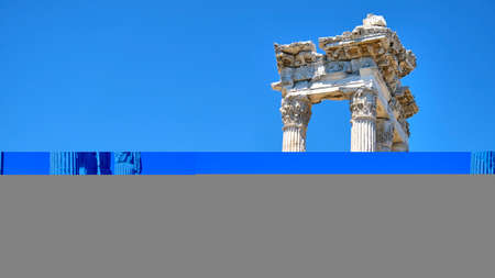Ruins of ancient city of Ephesus, Izmir, Turkeyの写真素材
