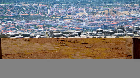 Panoramic view of the city of Nessebar, Bulgariaの写真素材