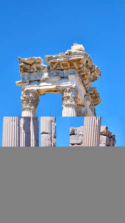 Ruins of the ancient city of Ephesus, Turkeyの写真素材