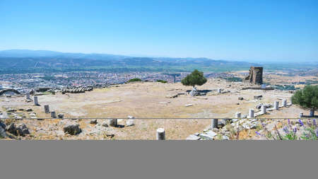 Panoramic view of the ancient city of Ephesus, Turkey